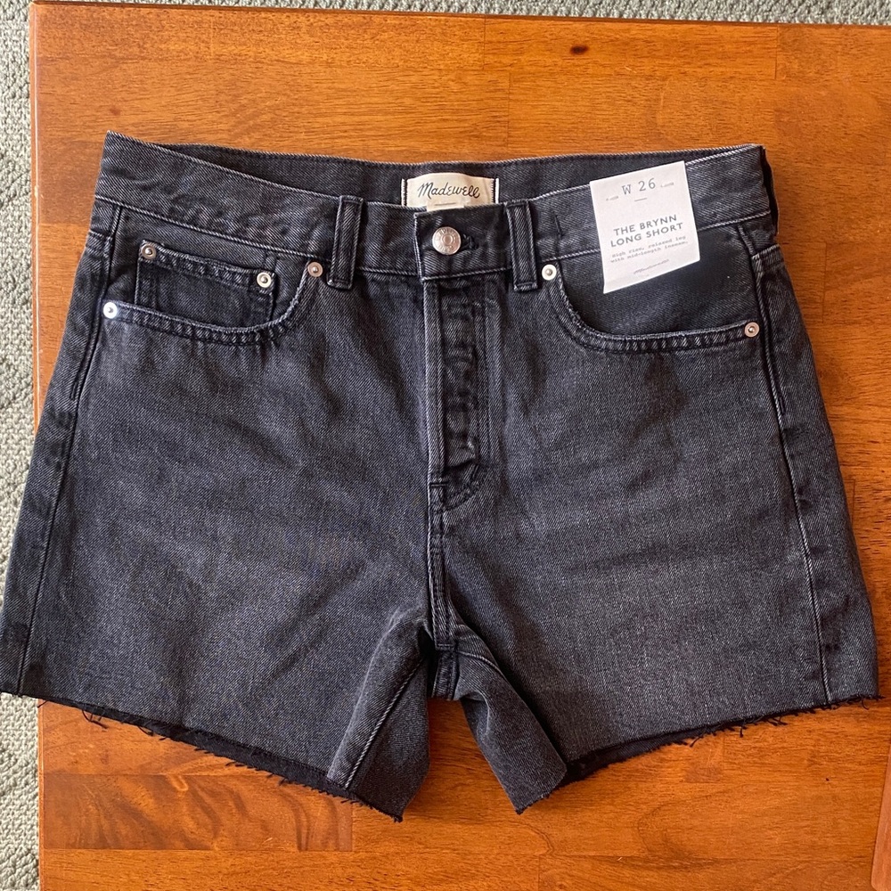 Madewell Women's Dark Gray Jean Shorts